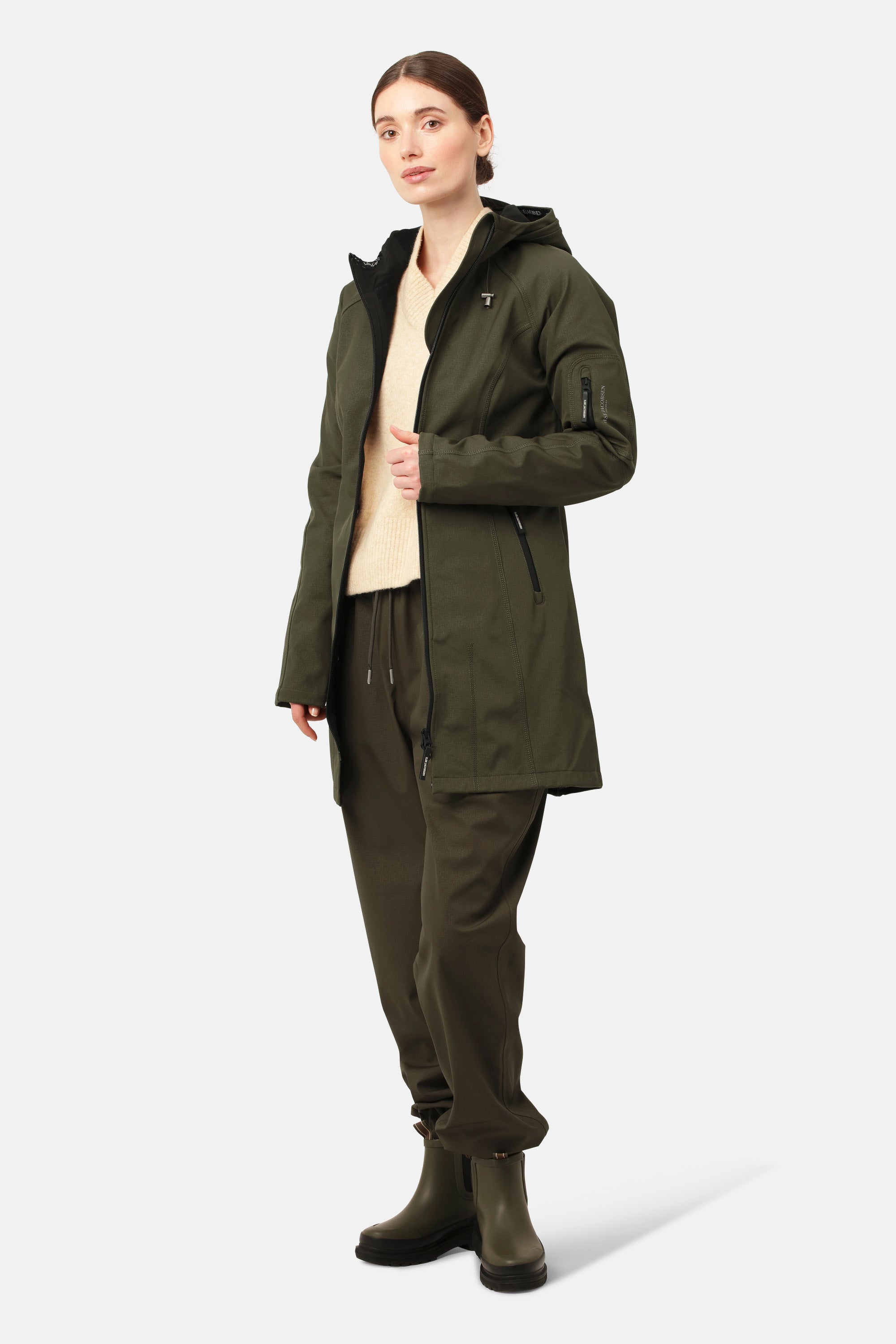 Ilse Jacobsen Hornbæk Rain Raincoat Raincoat 410 Army